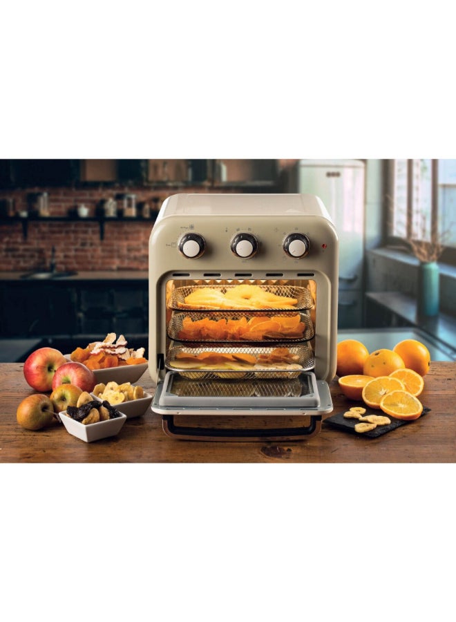 أريتي 1400W 2-in-1 Vintage Air Fryer with Oven Beige 16 Liter 00C463203ARSA 16 L 1400 W 00C463203ARSA beige - Image 5