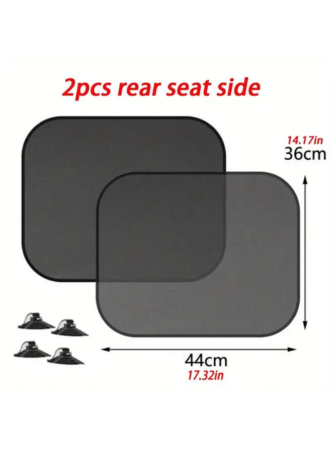 2pcs Front Seat Side Car Window Mesh Sun Shades UV Protection for Travel RV - Image 4
