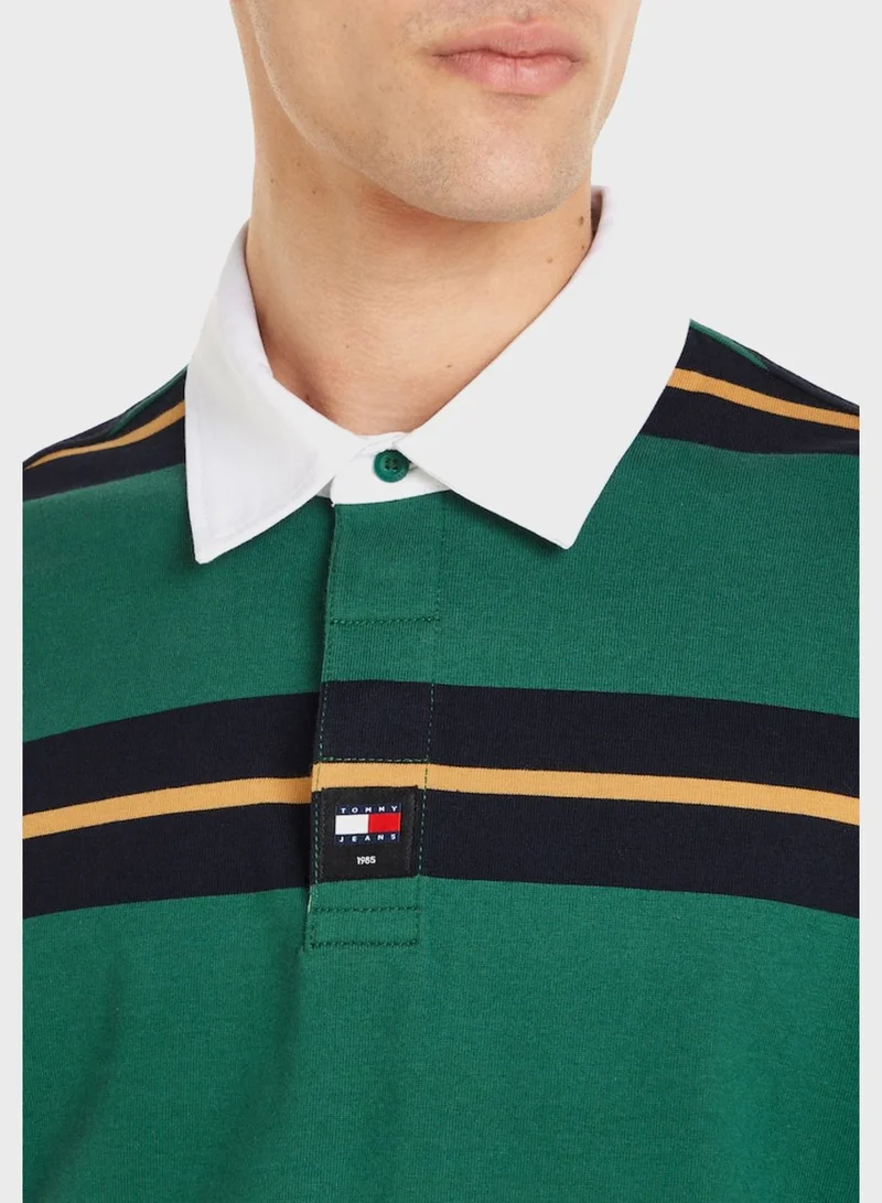 TOMMY JEANS Stripe Polo