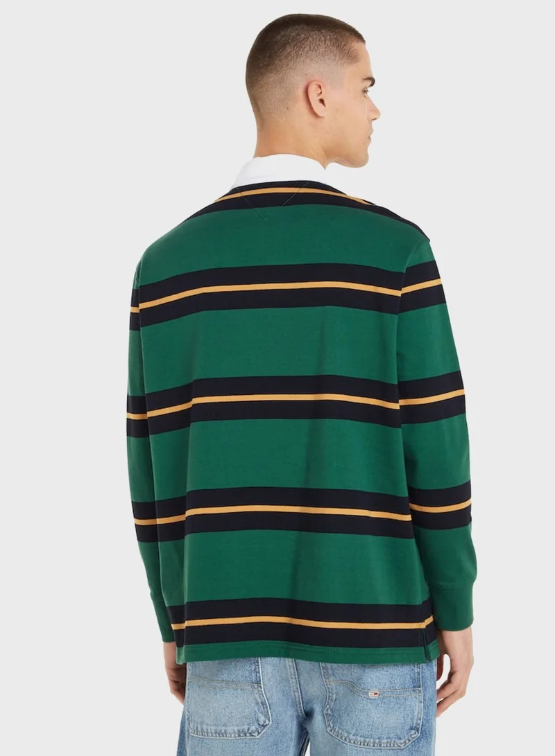 TOMMY JEANS Stripe Polo