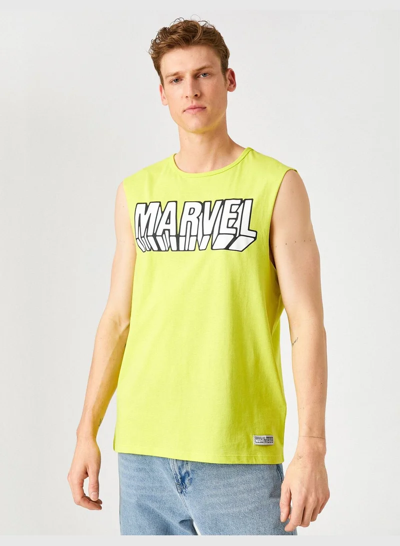 KOTON Marvel Tank Top Licensed Printed