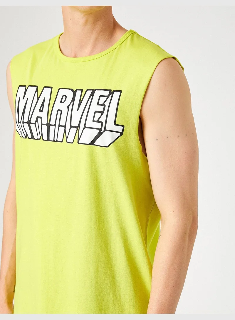 KOTON Marvel Tank Top Licensed Printed