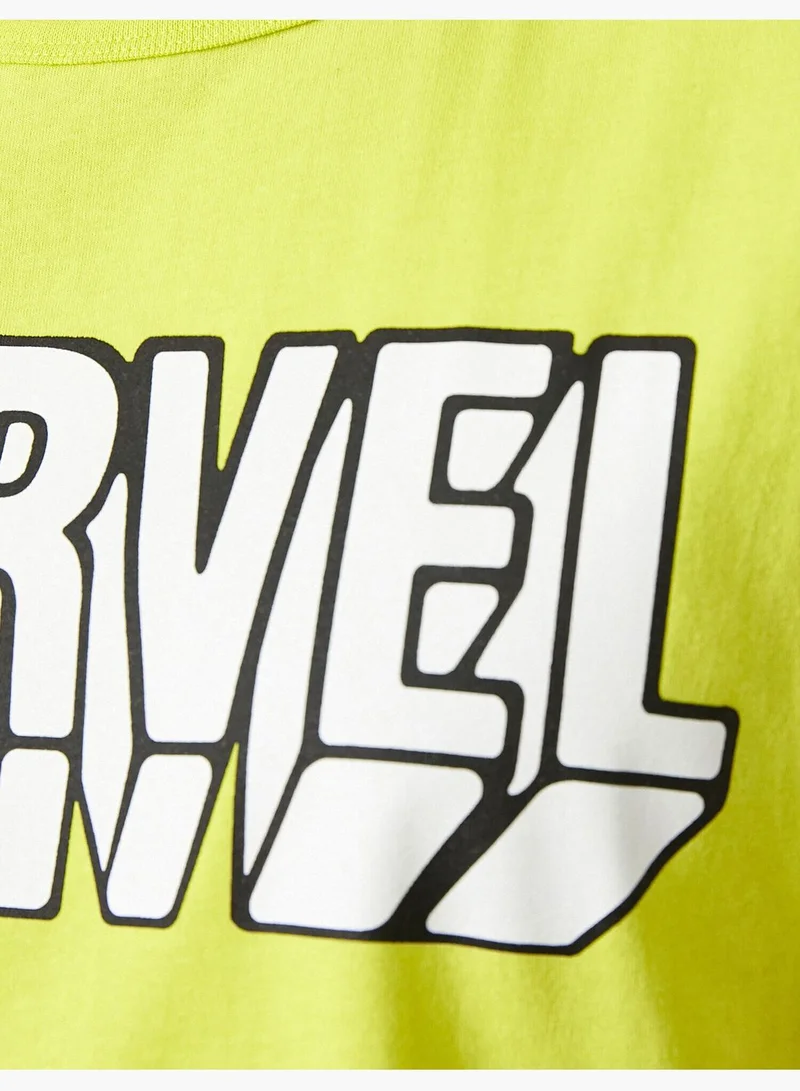 KOTON Marvel Tank Top Licensed Printed