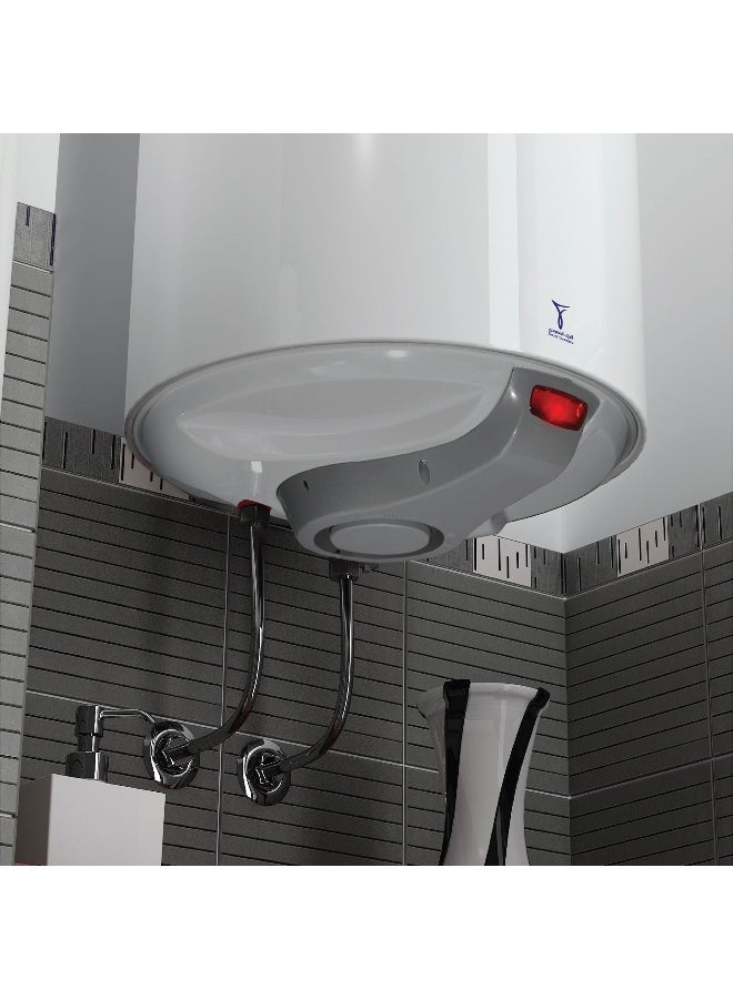 SAUDI CERAMICS Electric Water Heater 50L Vertical 1200W - Image 1