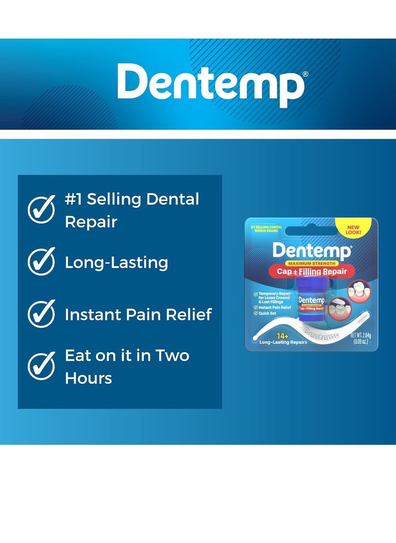 Dentemp DENTEMP Maximum Strength Dental Repair 2.2 g  - Image 3