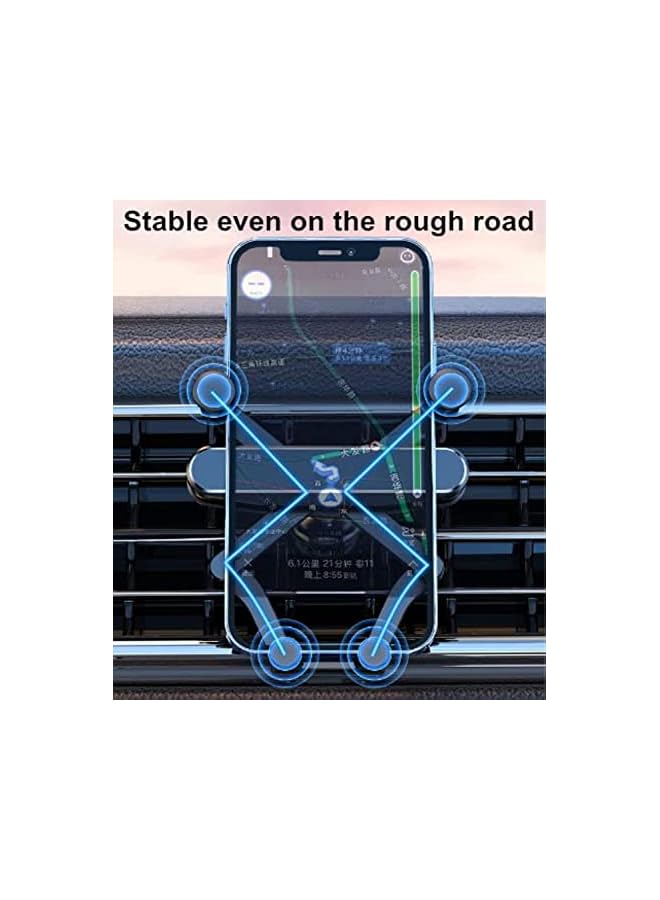 PROMASS Phone Holder,Universal Air Vent Cell Phone Mount Cradle,Suitable for 4 to 7 inch Smartphones  - Image 4