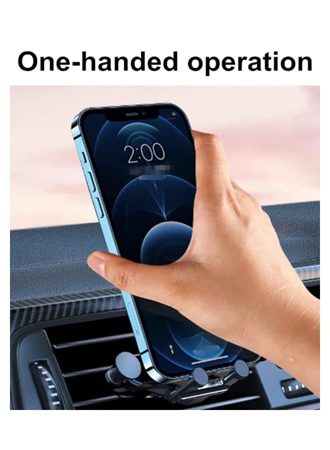 PROMASS Phone Holder,Universal Air Vent Cell Phone Mount Cradle,Suitable for 4 to 7 inch Smartphones  - Image 3