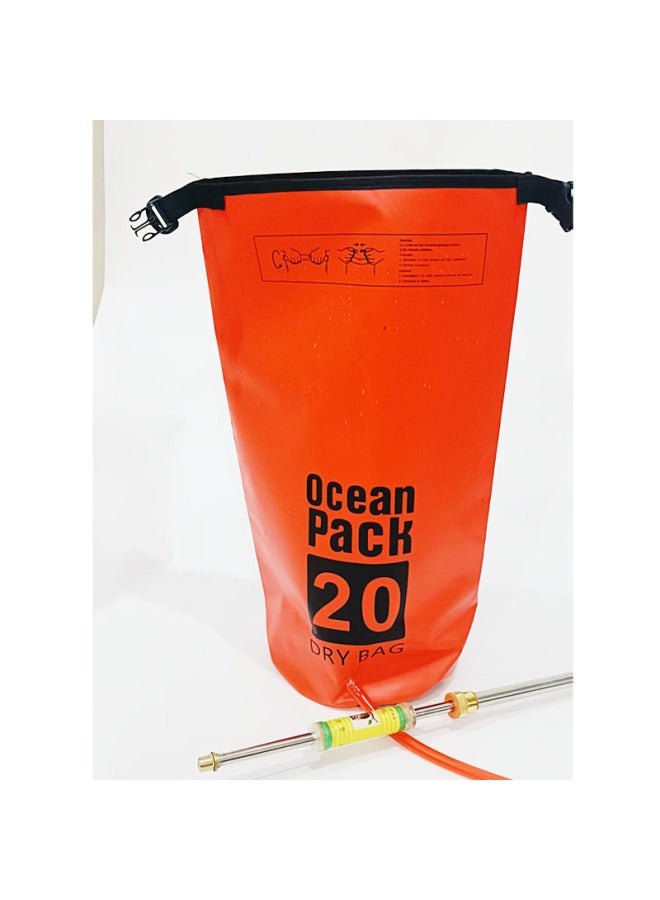 general Yunnan Water Splashing Artifact Water Splashing Adult Toy Large Capacity Backpack Water Gun-Color:Red - Image 1