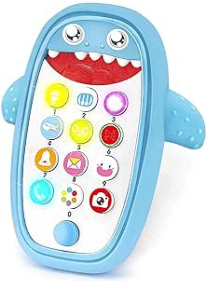 Mastela Baby Musical Toys, Baby Shark Phone Toys with Light and Sound 