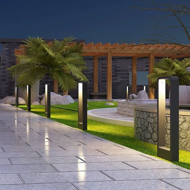 CITRA Led 650MM Black Body Bollard Outdoor Garden Park Driveway Light - Warm White - Image 3