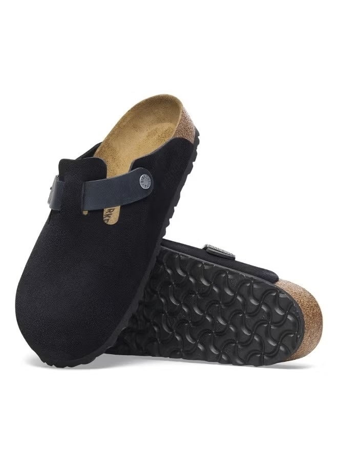 بيركنستوك بوسطن أحذية رجالية سليب أون من الشمواه – نعل ناعم وتصميم أنيق خالد - Image 2