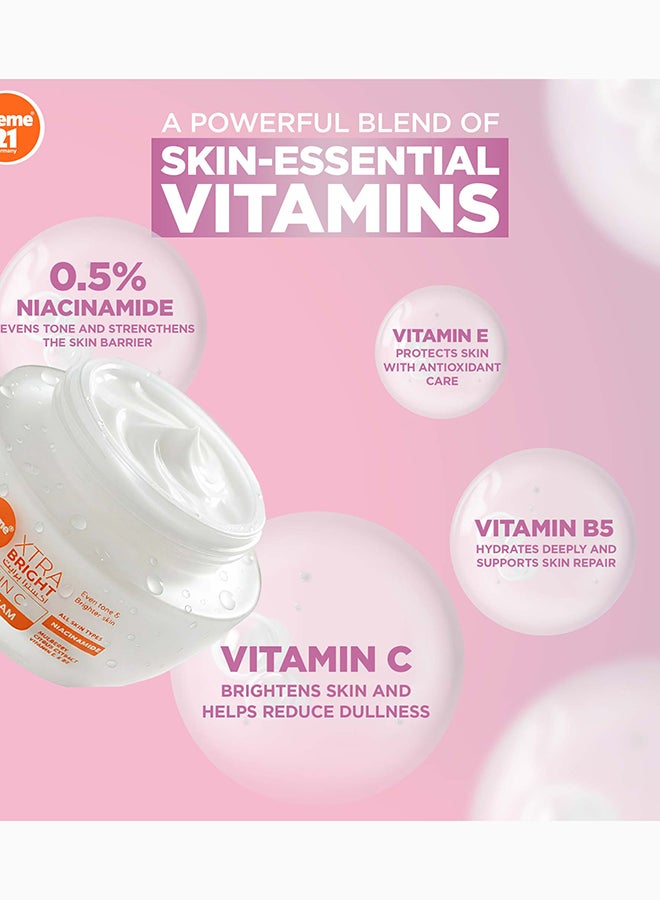 Creme 21 Xtra Bright Night Cream | Face Cream With Niacinamide, Vitamins C, E & B5 | Nourishes, Revitalizes & Brightens Skin Overnight | Suitable for All Skin Types | Born in Germany - Image 2