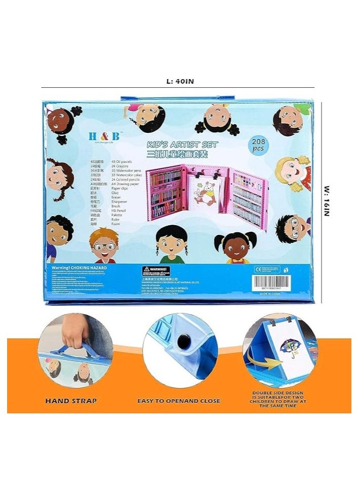 Generic - "Your Art World in Your Hands: OBIXO 208 Piece Comprehensive Art Set!""Portable Art Studio: Unleash Your Creativity Anywhere!" - Image 1