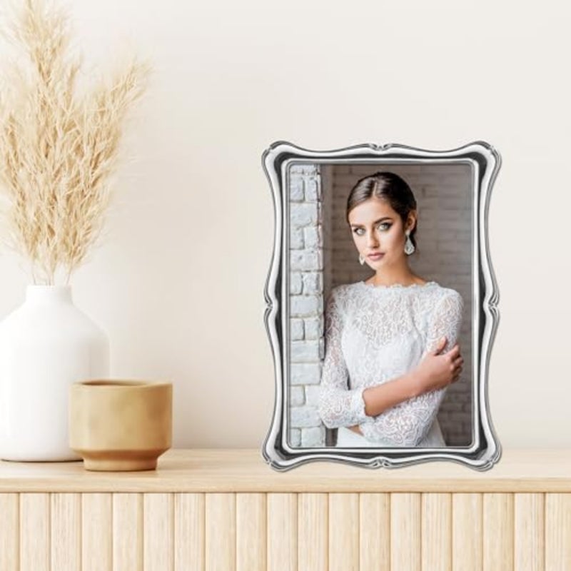 710246 Silver Metal Romance Picture Frame, 4 by 6-Inch - Image 3