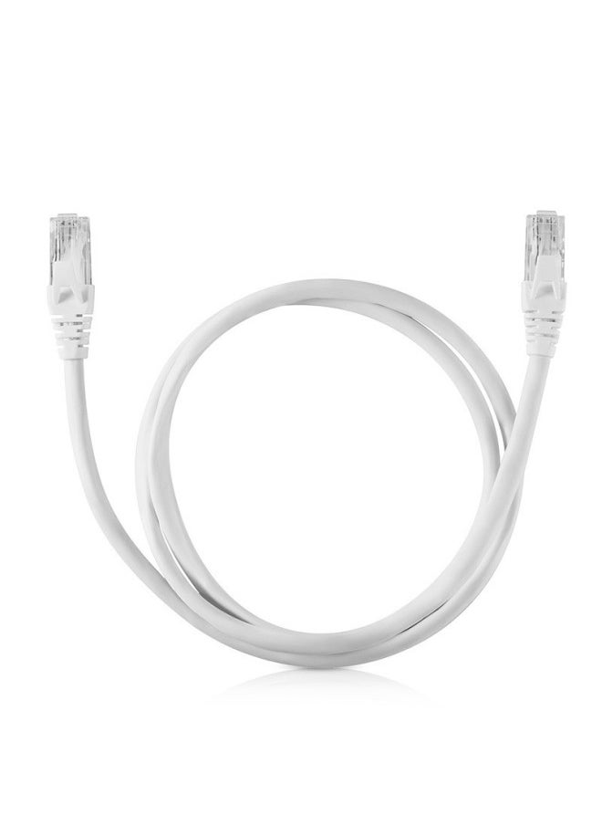 Generic Finished Network Cable Jumper Router Cat 6 Category 6 1 Meter Gigabit Network Cable RJ45 Computer High-speed Broadband Network Cable-Color:Category 6 White-Line Length:80 M  - Image 1