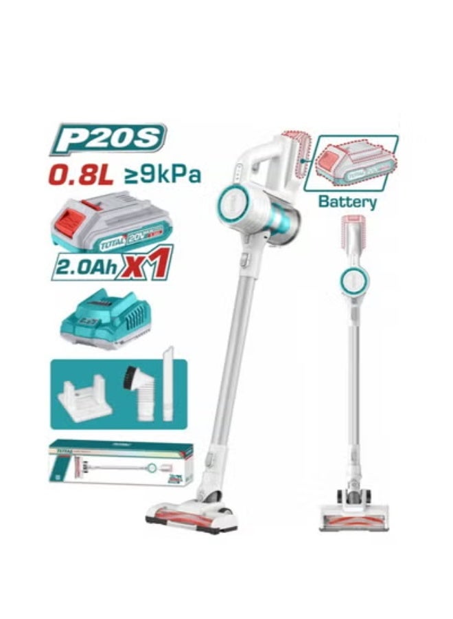 توتال مكنسه بطاريه مع بطاريه 2 ام .بي و شاحن (دراع طويل) - TVLI2006 - Total - Image 1