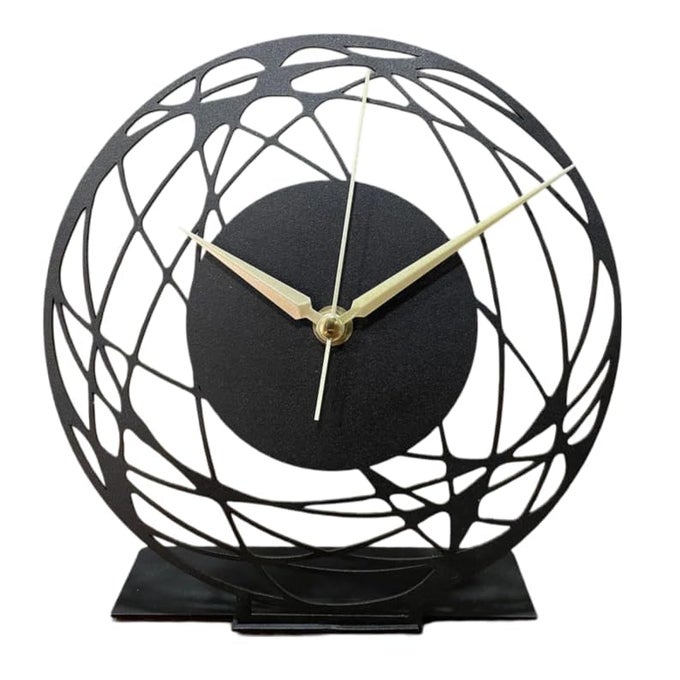 METAL TABLETOP DESK CLOCK OFFICE CLOCK DECOR ABOVE DESKTOP CLOCK OFFICE GIFTBUSINESS GIFT IDEASILENT METAL DESK CLOCKSHELF CLOCK DECOR