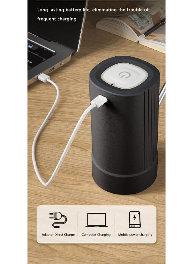 تقليدي مضخة مياه كهربائية سعة 5 جالون – مضخة مياه أوتوماتيكية قابلة للشحن USB، مضخة مياه محمولة للمنزل والمكتب والمطبخ والتخييم – لون أسود - Image 3