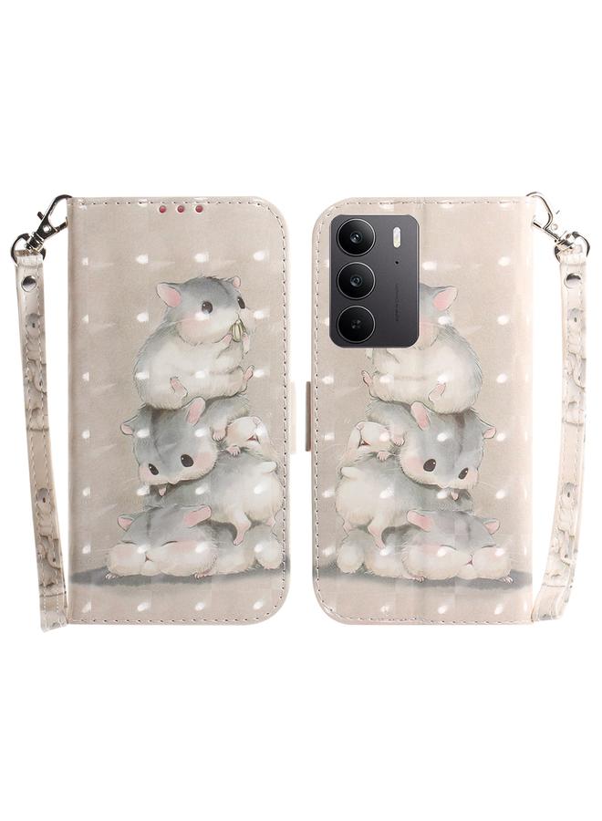 S-TOP Case For Realme C75 3D Colored Horizontal Flip Leather Phone Case - Image 1