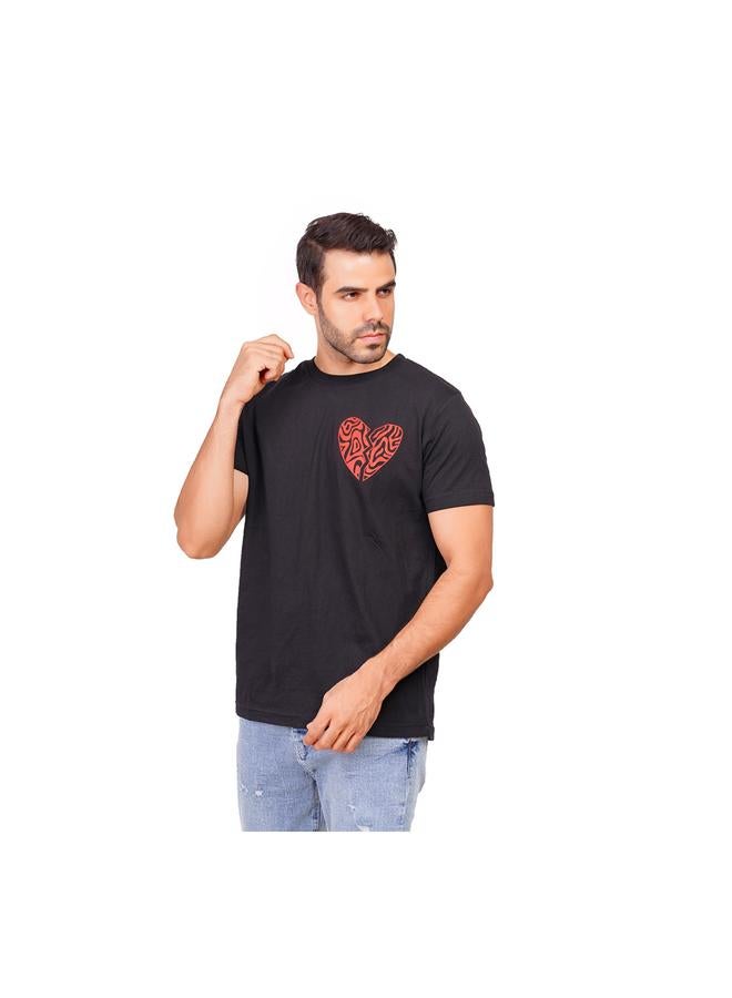 كوب تي شيرت جيرسيه مطبوع بطبعة كوب - 1001010 - Image 1