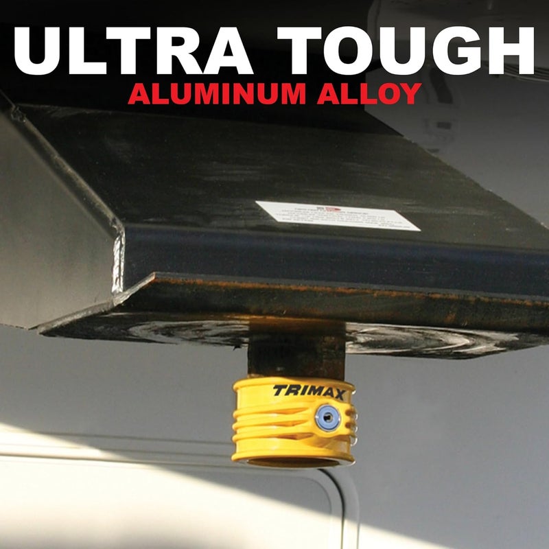 Trimax - TFW60-5th Wheel King Pin Lock-Heavy Duty Anti-Theft Trailer Lock, Rugged Alloy Construction, Weatherproof Epoxy Coating, Easy Installation - Image 3