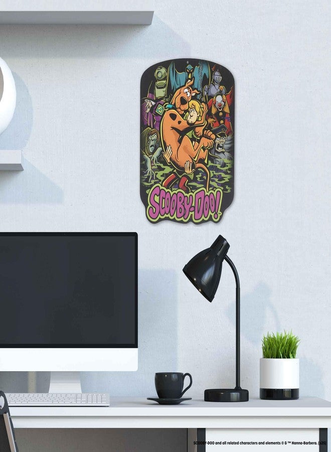 Open Road Brands Scooby-Doo and Shaggy With Monsters Metal Sign - Spooky Scooby-Doo Wall Decor for Man Cave or Movie Room - Image 5