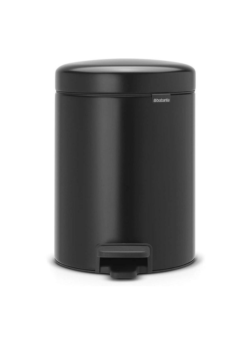brabantia - NewIcon Pedal Bin 28.8 x 20.5cm Black - Image 1