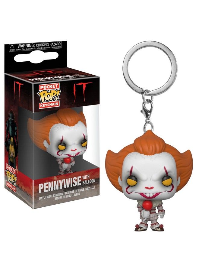 Funko Pop Keychain: Horror It Pennywise With Balloon Collectible Figure Multicolor - Image 3