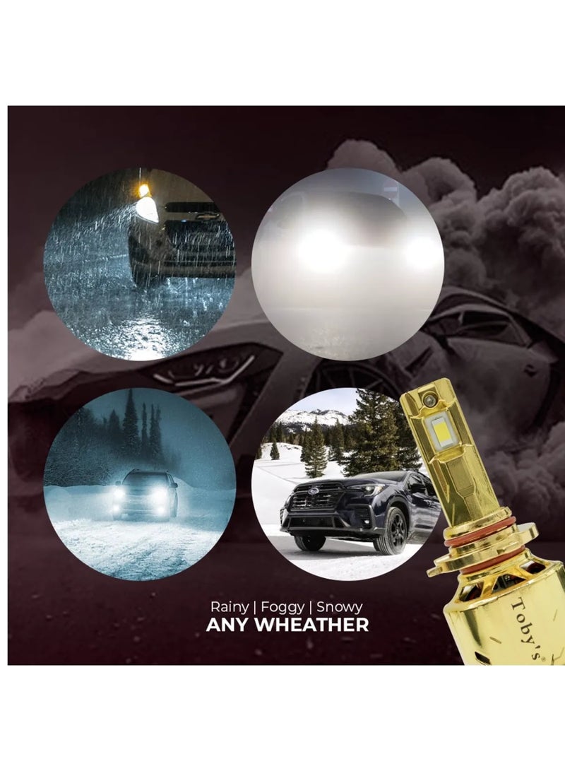 توبيز مصباح أمامي LED للسيارة من Tobys LX 100، قطعتان، أصلي، 60 واط/القطعة، قوة 6000 لومن/القطعة، بدرجة حرارة لون 6500 كلفن - LX100 HL - H13 - Image 3