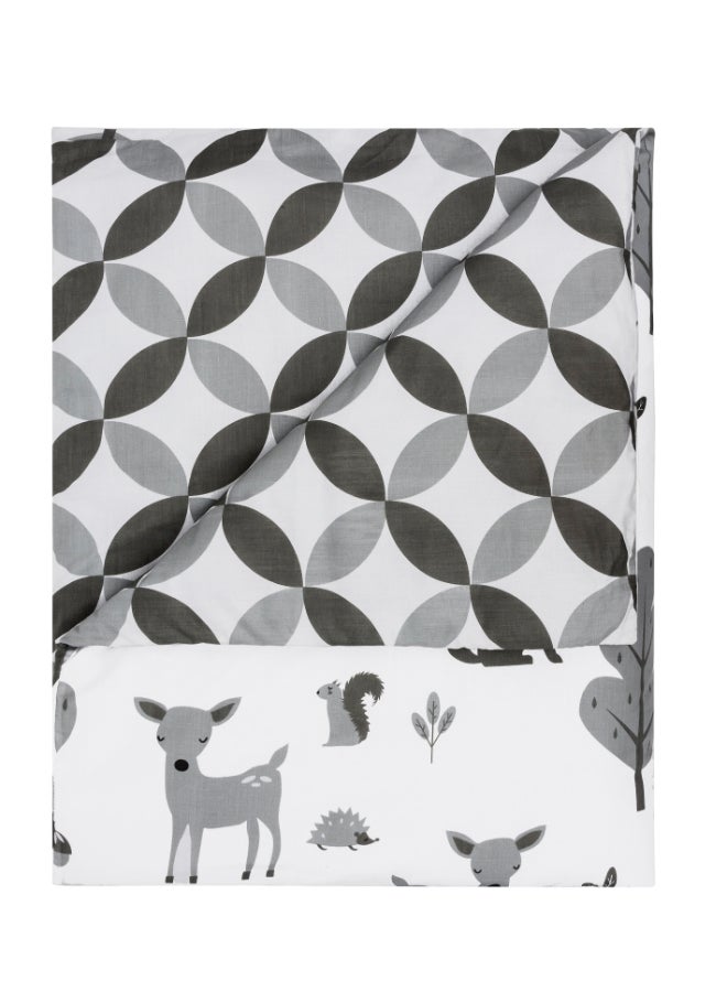 Kinder Valley Toddler Bedding Set - Woodland Tales - Grey - Image 4
