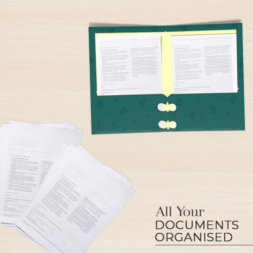 Paperkraft Paper Folder | Double Pocket | 31.0 cm x 22.5 cm | Pack of 4 - Image 3