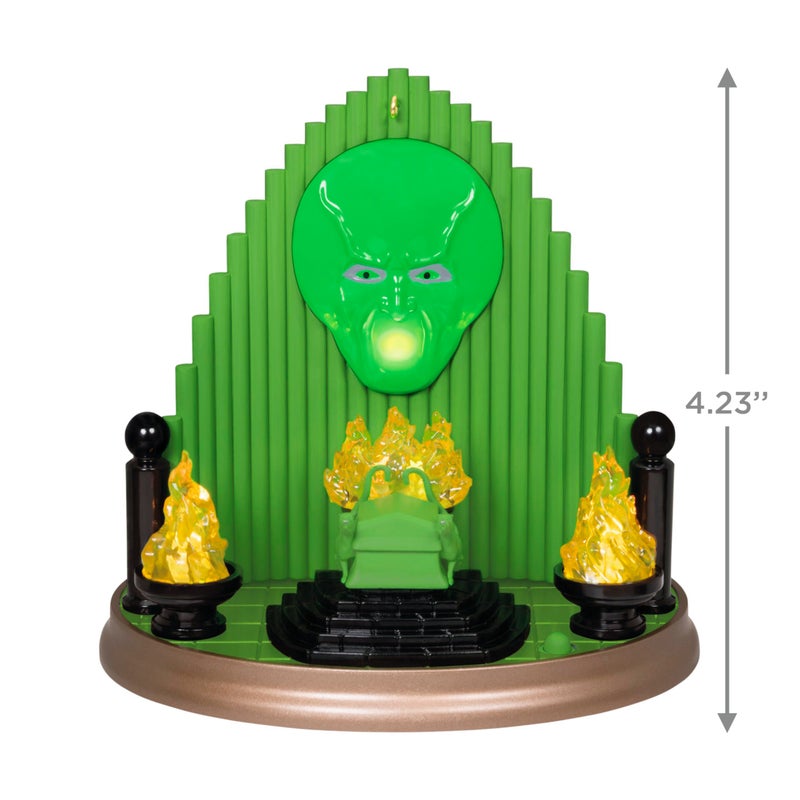 Hallmark Keepsake Hallmark Themsake Christmas Ornament 2024 The Wizard of Oz The Great and الأقوياء مع هدايا الأفلام الخفيفة والصوتية - Image 5