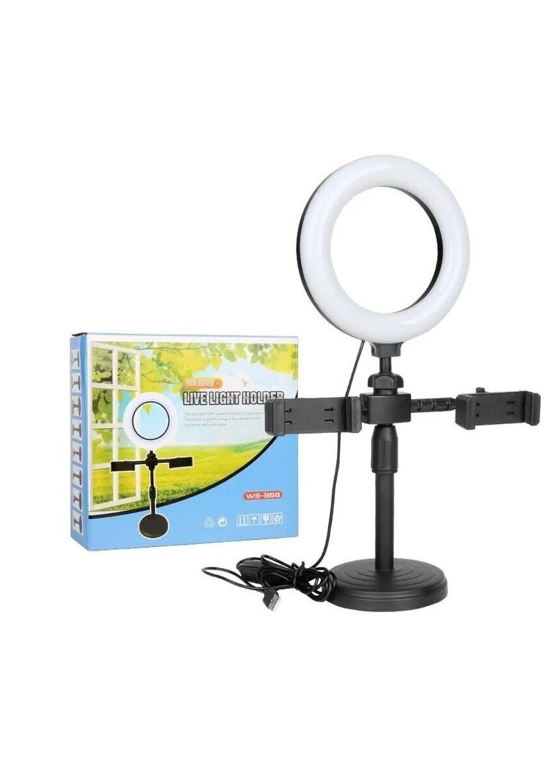 NEW LIVE LIGHT HOLDER TRIPOD RING LIGHT HOLDER WS-868 | - Image 1