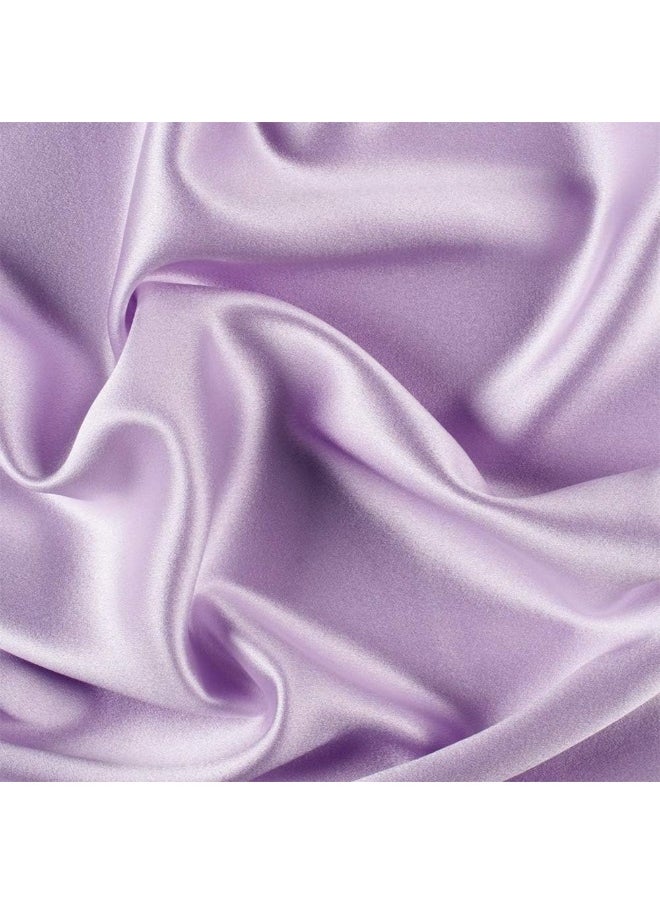Pro Goleem Pro Goleem Satin Pack n Play Playard Sheet Great for Baby Hair Soft Silk Feeling 27x39 Inch Fitted Portable Mini Crib Sheet Playard Mattress Cover for Girls Lavender  - Image 2