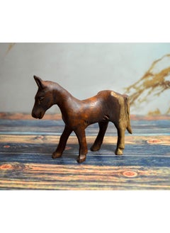Egypt Antiques Small horse for toys or for decoration Natural carving Handmade  - Image 1