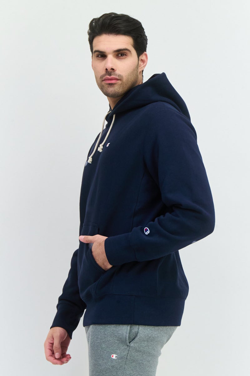 Champion Men Sportswear Fit Long Sleeve Outdoor Sweatshirts, Navy - Image 2