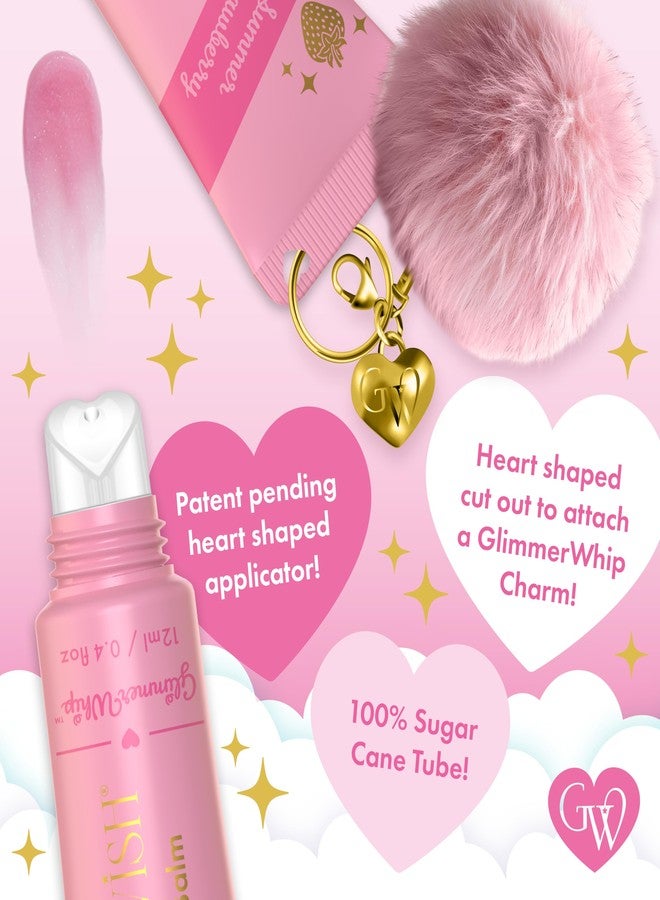 Glimmer Wish Glimmer Whip Hydrating Lip Balm, Whipped Lip Butter Treatment with Organic Nourishing Oils and Butters, Vegan and Cruelty Free Lip Moisturizer for Soft Lips (Summer Strawberry - Image 3