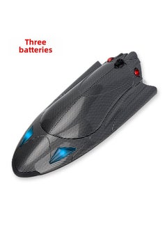 Feiyu FY011 High-speed Boat Turbine Jet High-speed Speedboat Full-scale RC Speedboat Model Toy-Color:Carbon Fiber Color ]
