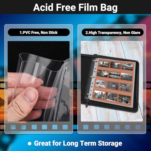 ENPOINT 120 Film Holder 120-4, Pack of 60 120 Film Negative Sleeves for Film Negative Storage, Up to 960 Frames - Image 3