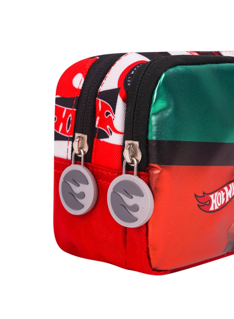Mattel Games Mattel Hotwheels Racing Team Pencil Case 2 Compartment