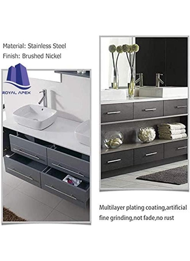 Royal Apex Royal Apex Stainless Steel Kitchen Cabinet Drawer T-Bar Cabinet & Furniture Pull Cabinet Door Handles and Pulls Cabinet Knobs Brushed Nickel  - Image 4