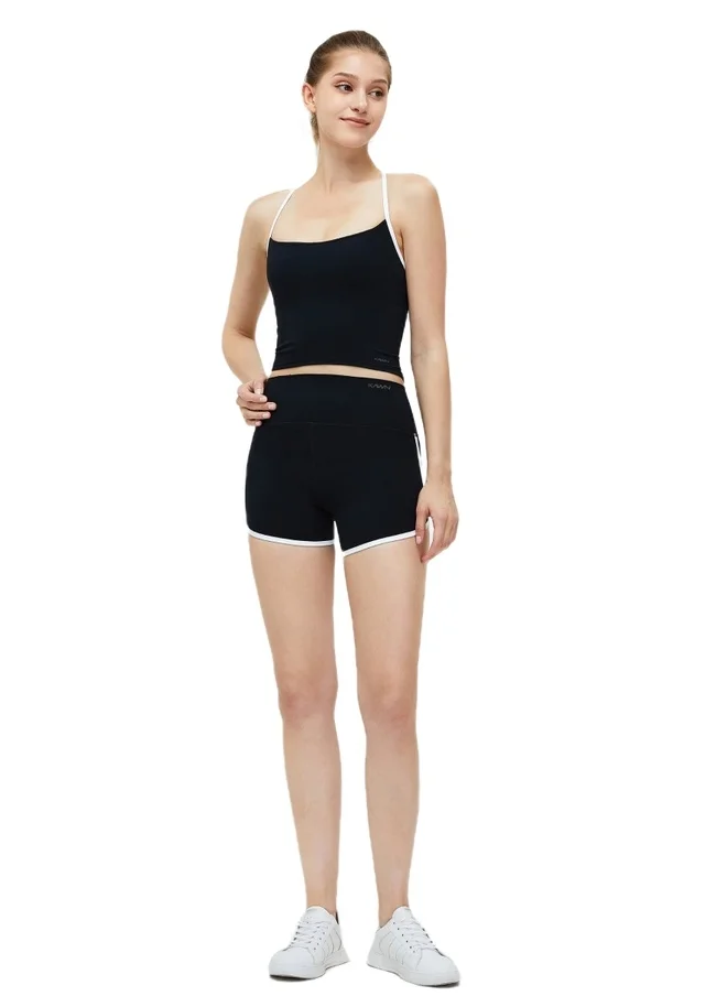 كون.يوغا Womens Athletic Strap Sleeves with Square Neckline