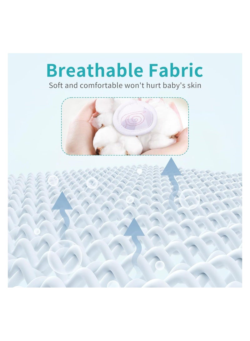 Y&D Hernia Belt for Baby, Umbilical with Convex Covered Compression Pads, Breathable Baby Belly Band, Adjustable Newborn Support Band Wrap 4 Packs, Babies 6.5kg-15kg - Image 4