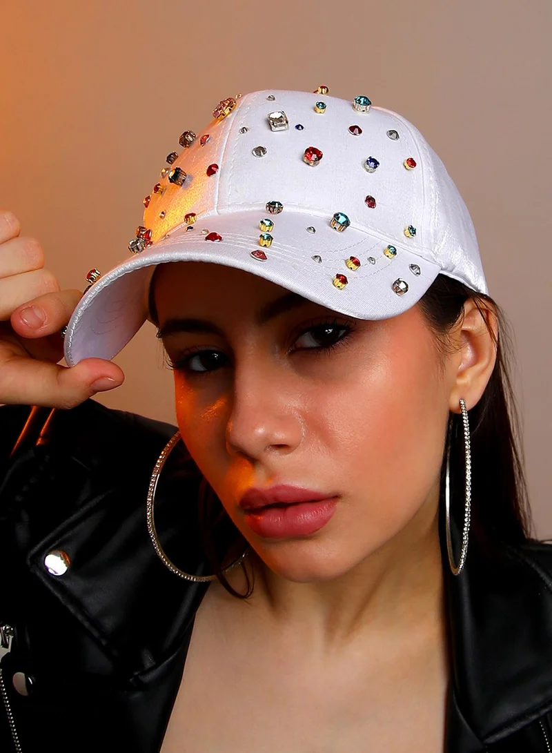 Haute Sauce Embellished Drops Baseball Cap
