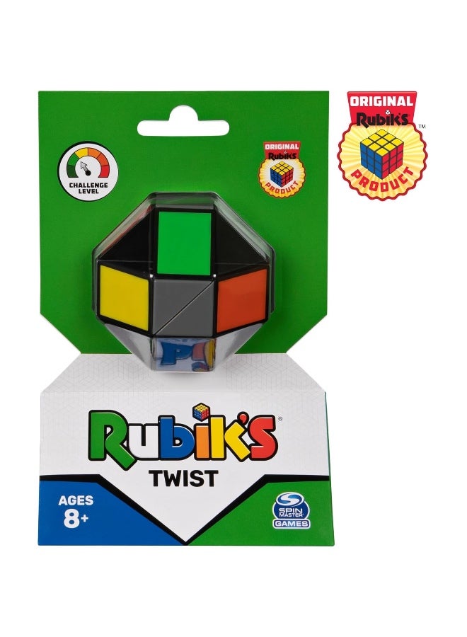 روبيكس لعبة أحجية "روبيكس تويست" (Rubik's Twist) الملونة ثلاثية الأبعاد؛ لعبة مرنة قابلة للضغط والطي لتشكيل أشكال ومجسمات وحيوانات متنوعة. - Image 5