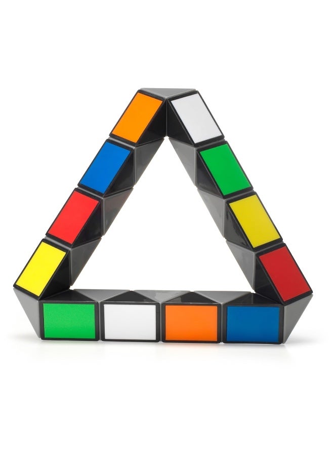 روبيكس لعبة أحجية "روبيكس تويست" (Rubik's Twist) الملونة ثلاثية الأبعاد؛ لعبة مرنة قابلة للضغط والطي لتشكيل أشكال ومجسمات وحيوانات متنوعة. - Image 1