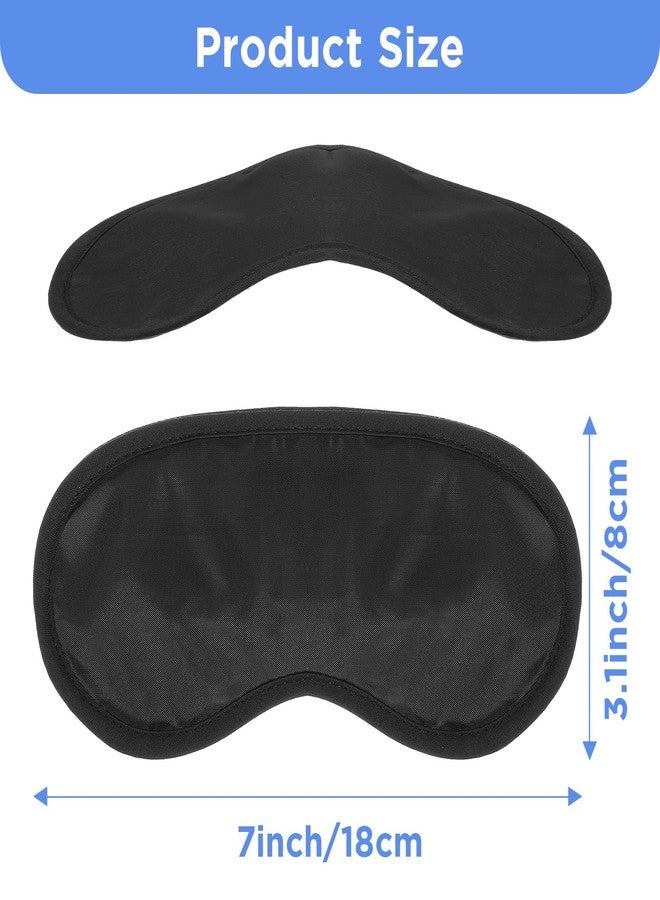 Bremorou 20Pcs Eye Mask Sleep Masks Bulk Blindfolds for Party Games with Adjustable Strap and Nose Pad for Women Men Kids, Black Blindfold for Kids - Image 2