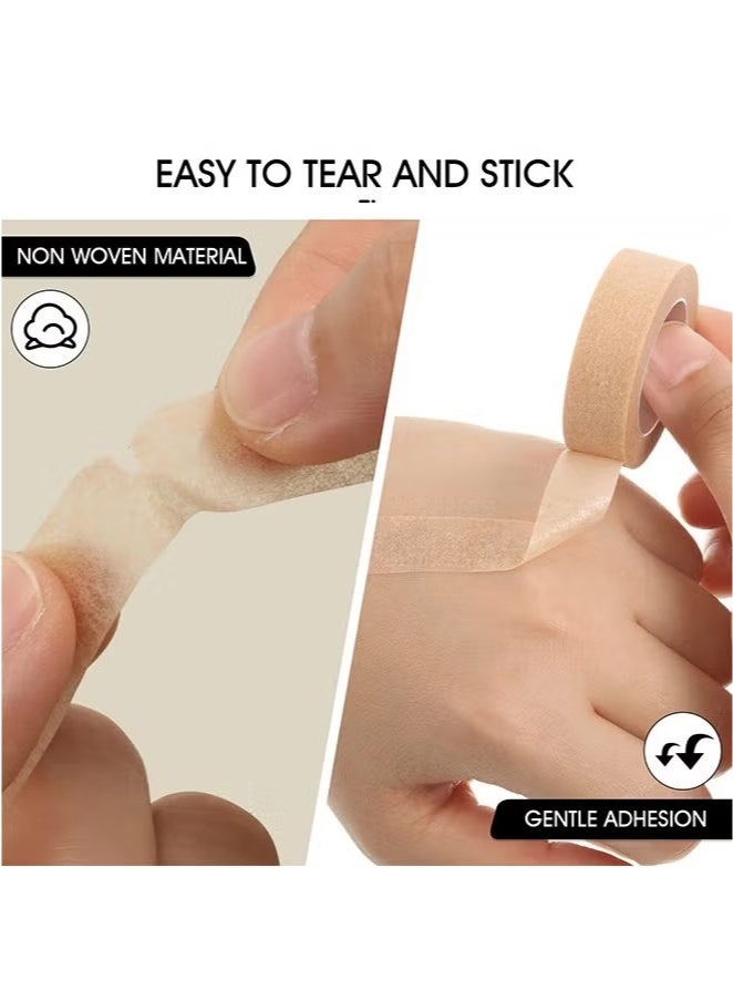 Generic 9 Rolls Flexible Skin Tape Breathable Nose Tape，Micropore Tape, Paper tape medical, Self Adhesive First Aid Bandages for Wound Injuries Swelling  - Image 3