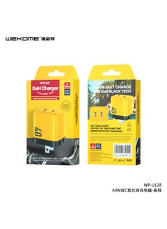 WEKOME Wekome WP-U128 40W Dual-Port Fast Charger – Compact, Efficient, and Stylish  - Image 4