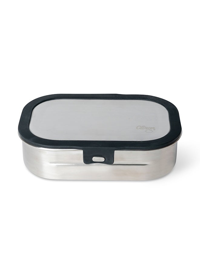 Citron Stainless Steel Lunchbox - Black - Leakproof & Durable Bento Box for Kids & Adults  - Image 1